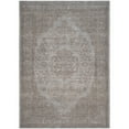 thumbnail image 1 of SAFAVIEH Classic Vintage Ivonette Overdyed Border Cotton Area Rug, Grey, 6'7" x 9'2", 1 of 7