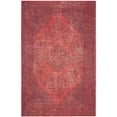 thumbnail image 1 of SAFAVIEH Classic Vintage Ivonette Overdyed Border Cotton Area Rug, Red, 5' x 8', 1 of 8