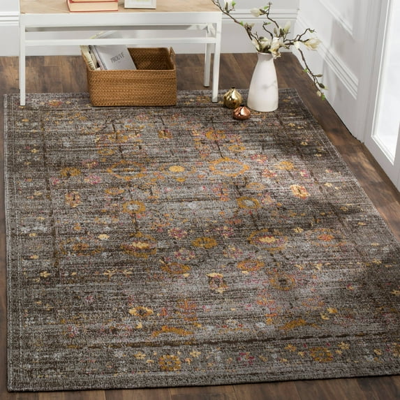 SAFAVIEH Classic Vintage Leighton Oriental Area Rug, Grey/Gold, 5' x 8'