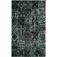 thumbnail image 1 of SAFAVIEH Classic Vintage Montague Geometric Area Rug, Teal/Black, 5' x 8', 1 of 8