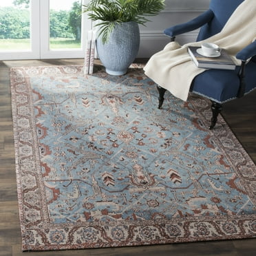 SAFAVIEH Classic Vintage Paskal Traditional Area Rug, Blue/Red, 5' x 8'