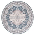 thumbnail image 1 of SAFAVIEH Classic Vintage Ramona Medallion Area Rug, Light Blue/Rust, 6' x 6' Round, 1 of 8