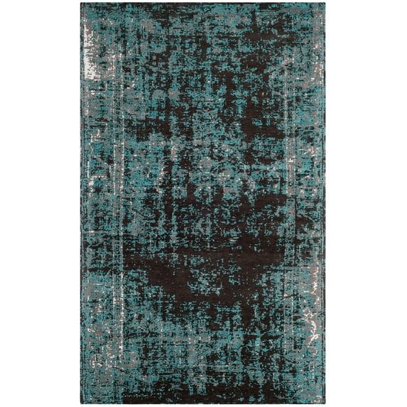 SAFAVIEH Classic Vintage Rothesay Oriental Area Rug, Teal/Brown, 5' x 8'