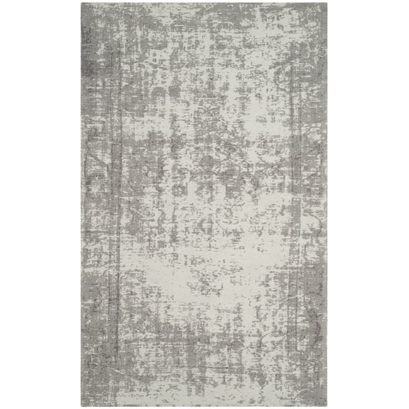 SAFAVIEH Classic Vintage Rothesay Oriental Area Rug, Silver/Ivory, 5' x 8'