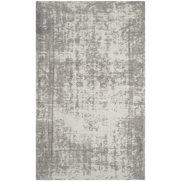 SAFAVIEH Classic Vintage Rothesay Oriental Area Rug, Silver/Ivory, 5' x 8'