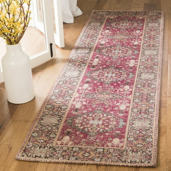 SAFAVIEH Classic Vintage Talia Traditional Runner Rug, Red/Multi, 2'3" x 8'