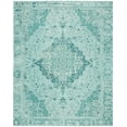 thumbnail image 1 of SAFAVIEH Classic Vintage Tris Floral Polyester Area Rug, Teal, 8' x 10', 1 of 8