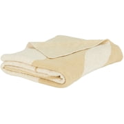 SAFAVIEH Cleon Contemporary Ivory/Beige Abstract Cotton Throw, 50" x 60"