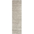 thumbnail image 1 of SAFAVIEH Clyde Solid Plush Polyester Shag Runner Rug, Silver, 2'3" x 10', 1 of 6