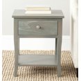 thumbnail image 1 of SAFAVIEH Coby Solid Rustic Nightstand with Storage Drawer, French Grey, 1 of 5