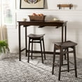 thumbnail image 1 of SAFAVIEH Colbie 3 Piece Easy Storage Solid Pub Set, Espresso, 1 of 14