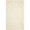 thumbnail image 1 of SAFAVIEH Collin Solid Plush Wool Shag Area Rug, Ivory, 2' x 3', 1 of 11