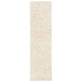 thumbnail image 1 of SAFAVIEH Collin Solid Plush Wool Shag Runner Rug, Ivory, 2'3" x 6', 1 of 8