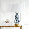 thumbnail image 1 of SAFAVIEH Color 28 in. Traditional Gold Table Lamp with White Cotton Shade, Set of 2, 1 of 7