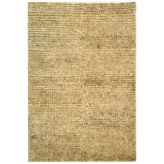 SAFAVIEH Constance Braided Plush Shag Area Rug, White/Beige, 10' x 14'