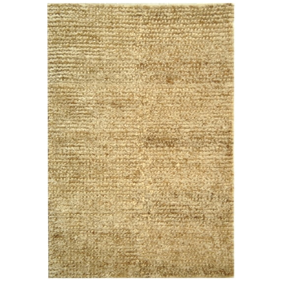 SAFAVIEH Constance Braided Plush Shag Area Rug, White/Beige, 10' x 14'