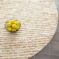 thumbnail image 1 of SAFAVIEH Constance Braided Plush Shag Area Rug, White/Beige, 7' x 7' Round, 1 of 9