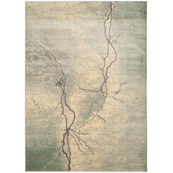SAFAVIEH Constellation Vintage Katriona Abstract Area Rug, Light Grey/Multi, 8'10" x 12'2"