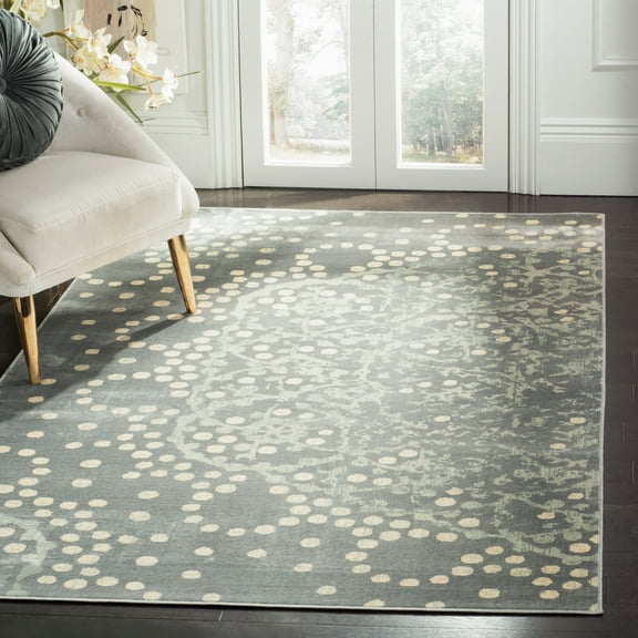 SAFAVIEH Constellation Vintage Gloriana Polka Dot Area Rug, Gray/Multi, 2' x 3'