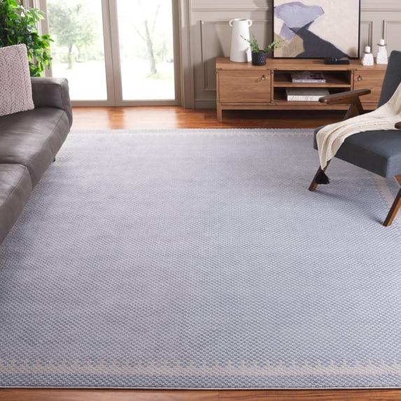 SAFAVIEH Continental Ermintrude Distressed Area Rug, Blue/Beige, 8' x 10'