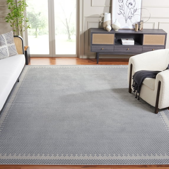 SAFAVIEH Continental Ermintrude Distressed Area Rug, Gray/Beige, 9' x 12'