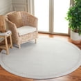 thumbnail image 1 of SAFAVIEH Continental Ermintrude Distressed Area Rug, Light Gray/Dark Gray, 6'7" x 6'7" Round, 1 of 10