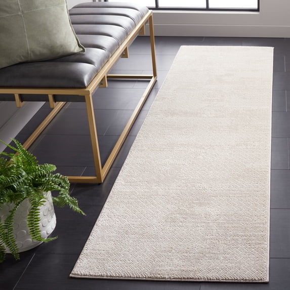 SAFAVIEH Continental Hester Distressed Runner Rug, Ivory/Beige, 2'2" x 8'