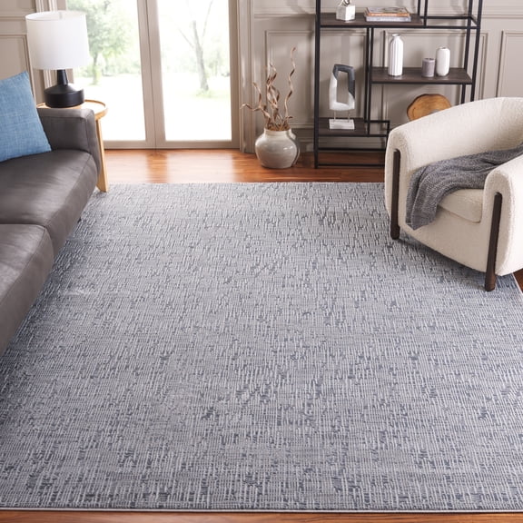 SAFAVIEH Continental Jaki Distressed Area Rug, Dark Gray/Light Gray, 9' x 12'