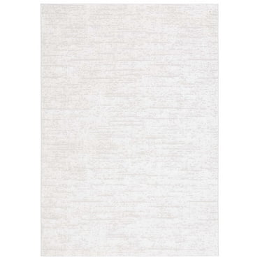 SAFAVIEH Continental Jonie Solid Area Rug, Ivory/Beige, 5'3" x 7'6"