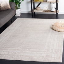 SAFAVIEH Continental Lecia Distressed Area Rug, Ivory/Beige, 5'3" x 7'6"