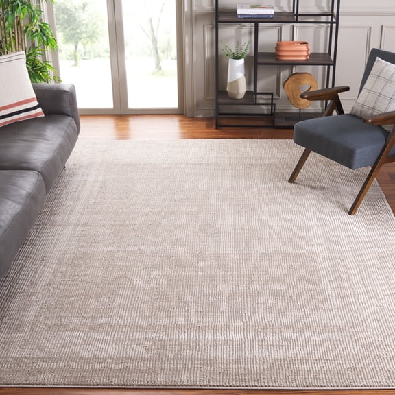 SAFAVIEH Continental Lecia Distressed Area Rug, Ivory/Beige, 6'7" x 6'7" Square