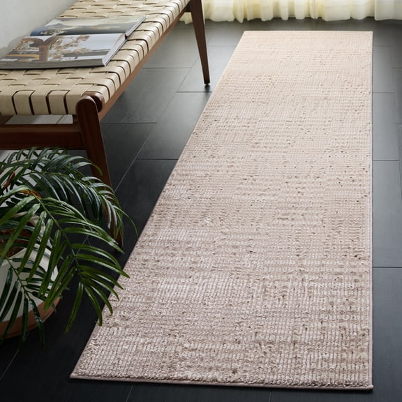 SAFAVIEH Continental Neisha Solid Runner Rug, Ivory/Beige, 2'2" x 8'