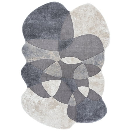 SAFAVIEH Contour Egbert Abstract Area Rug, Grey/Ivory, 8' x 10'