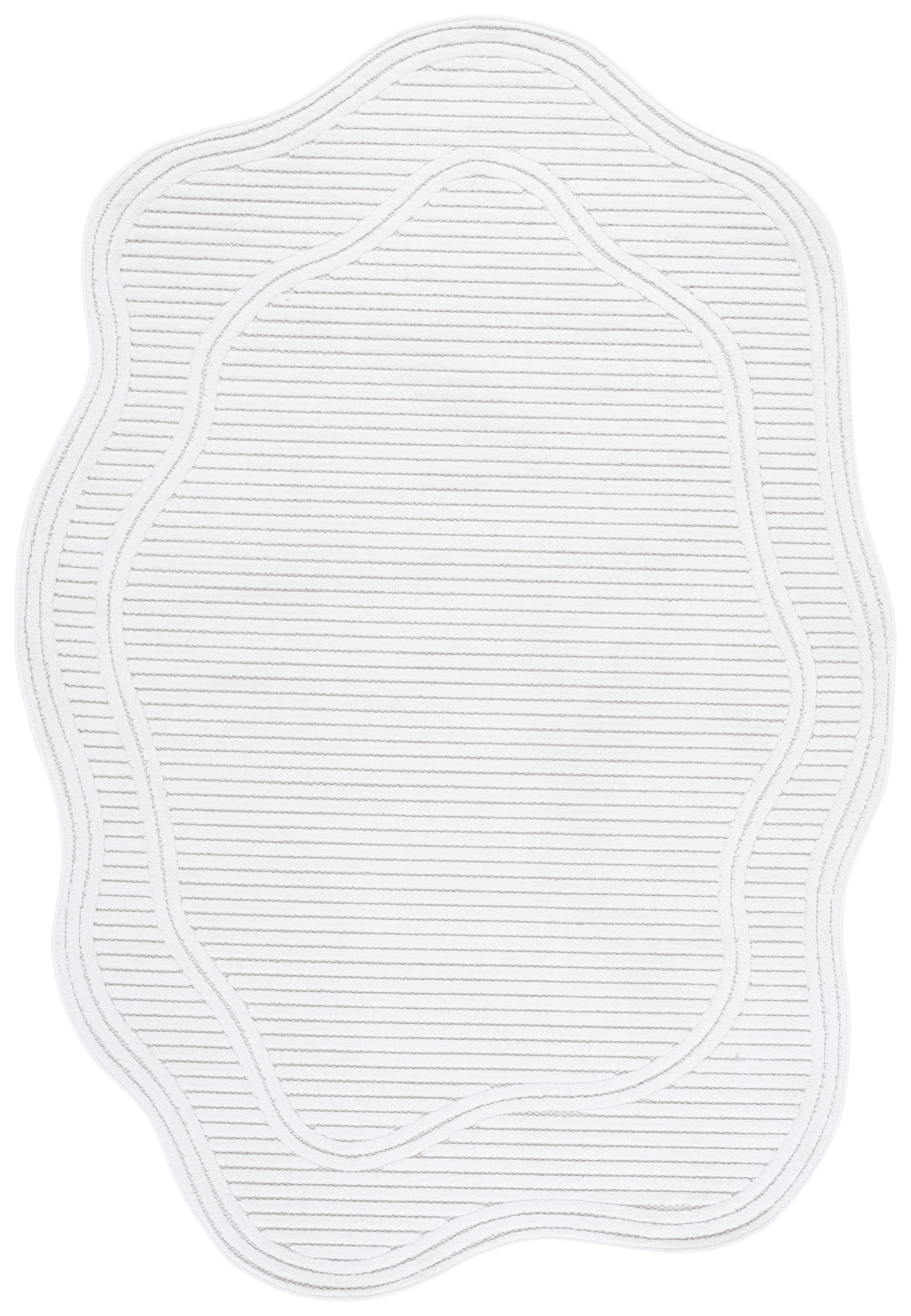 SAFAVIEH Contour Jilliean Striped Area Rug, Ivory, 8' x 10'