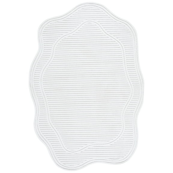 SAFAVIEH Contour Jilliean Striped Area Rug, Ivory, 8' x 10'