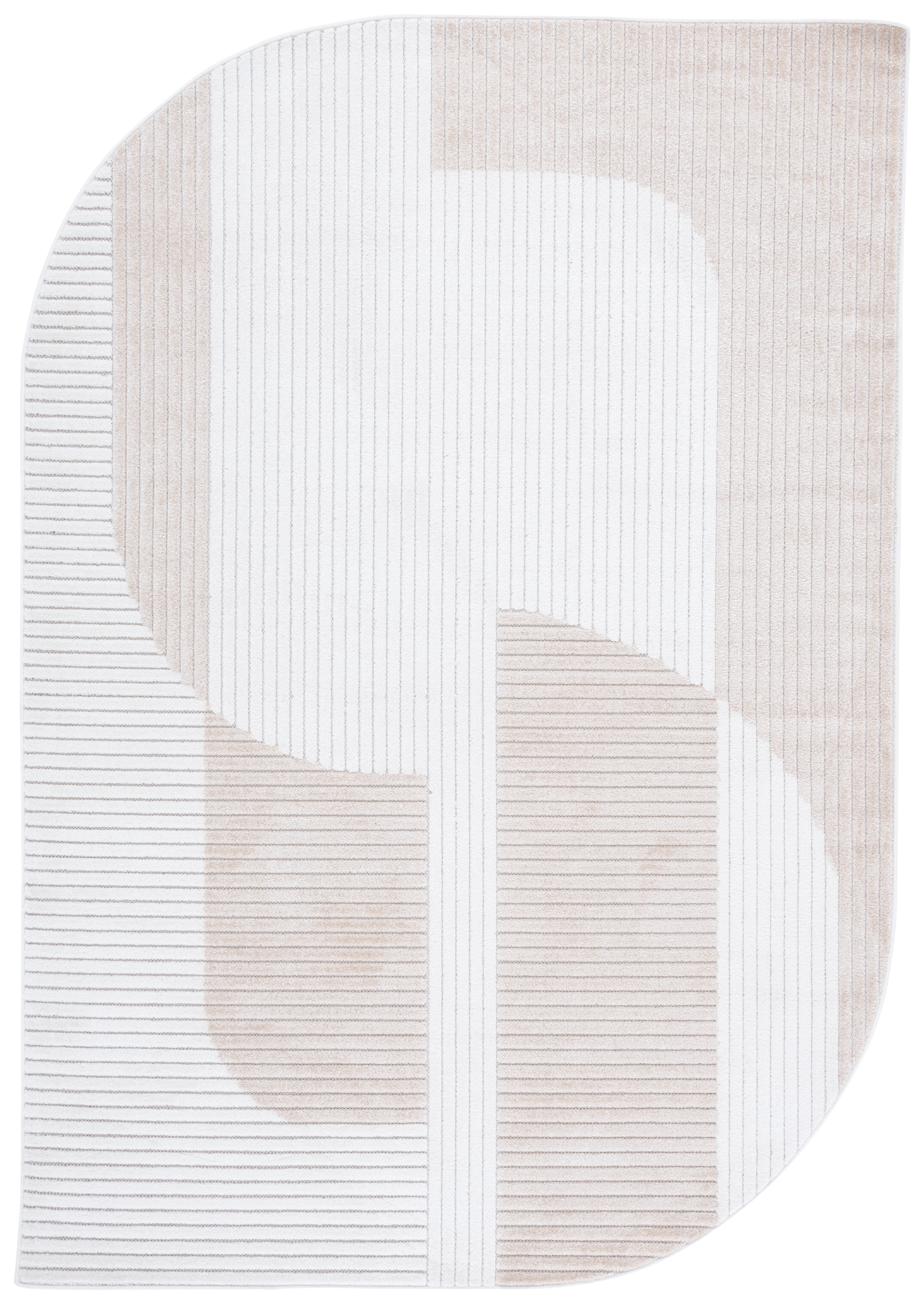SAFAVIEH Contour Sheeva Geometric Area Rug, Ivory/Beige, 8' x 10'