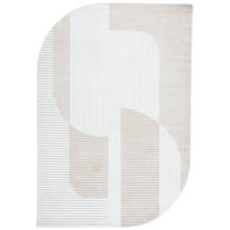 SAFAVIEH Contour Sheeva Geometric Area Rug, Ivory/Beige, 8' x 10'