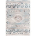thumbnail image 1 of SAFAVIEH Cornelia Finn Medallion Area Rug, Blue/Ivory, 4' x 6', 1 of 7