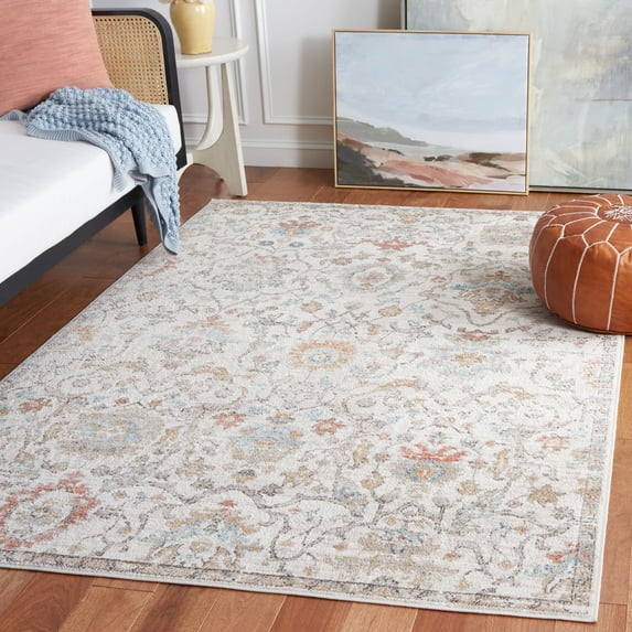 SAFAVIEH Cornelia Kalina Medallion Area Rug, Ivory/Multi, 4' x 6'