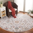 thumbnail image 1 of SAFAVIEH Cornelia Kalina Medallion Area Rug, Ivory/Multi, 6'7" x 6'7" Round, 1 of 8