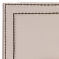 thumbnail image 1 of SAFAVIEH Cory Headboard Brass Nail Head Beige Full, 1 of 2
