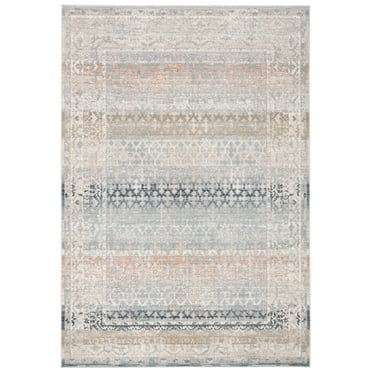 SAFAVIEH Cosmopolitan Kelsang Geometric Area Rug, Cream/Grey, 4' x 6'