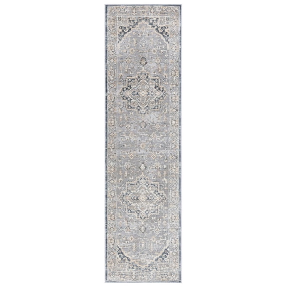 SAFAVIEH Cosmopolitan Richard Oriental Runner Rug, Cream/Blue, 2'2" x 8'