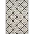 thumbnail image 1 of SAFAVIEH Cottage Ace Damask Indoor/Outdoor Area Rug, Anthracite/Cream, 6'7" x 9'6", 1 of 8