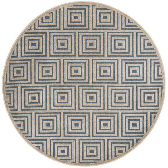 SAFAVIEH Cottage COT941F Light Blue / Cream Rug