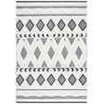 thumbnail image 1 of SAFAVIEH Cottage Charles Geometric Indoor/Outdoor Area Rug, Ivory/Dark Grey, 5'3" x 7'7", 1 of 6