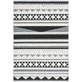 thumbnail image 1 of SAFAVIEH Cottage Fitzroy Geometric Indoor/Outdoor Area Rug, Ivory/Black, 4' x 6', 1 of 6