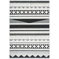 thumbnail image 1 of SAFAVIEH Cottage Fitzroy Geometric Indoor/Outdoor Area Rug, Ivory/Black, 9' x 12', 1 of 10