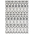 thumbnail image 1 of SAFAVIEH Cottage Leptis Geometric Indoor/Outdoor Area Rug, Ivory/Black, 4' x 6', 1 of 6