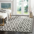 thumbnail image 1 of SAFAVIEH Cottage Lorin Geometric Chevron Indoor/Outdoor Area Rug Dark Grey/Light Grey, 4' x 6', 1 of 7